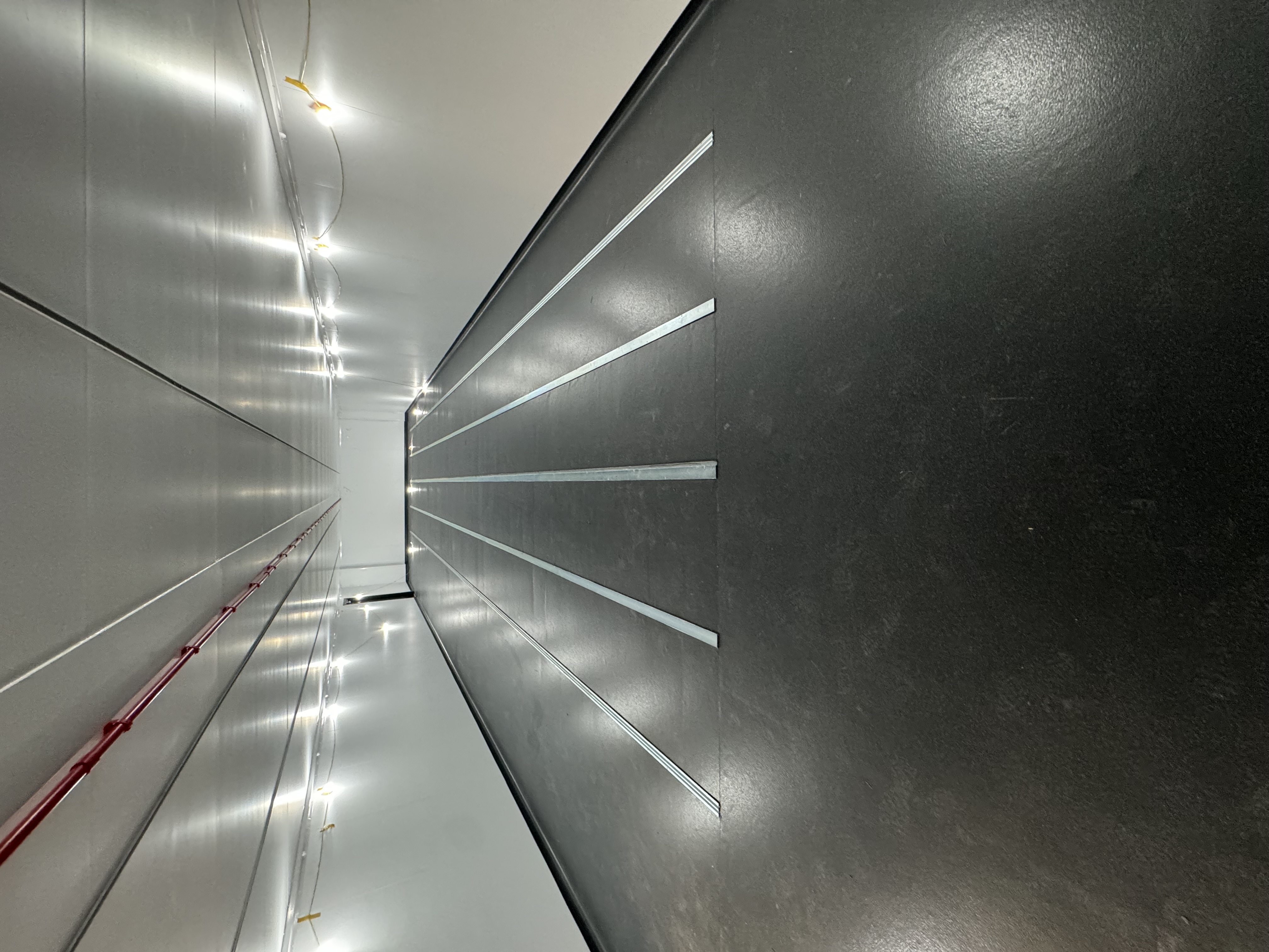 Interior corridor within fire-rated compartment